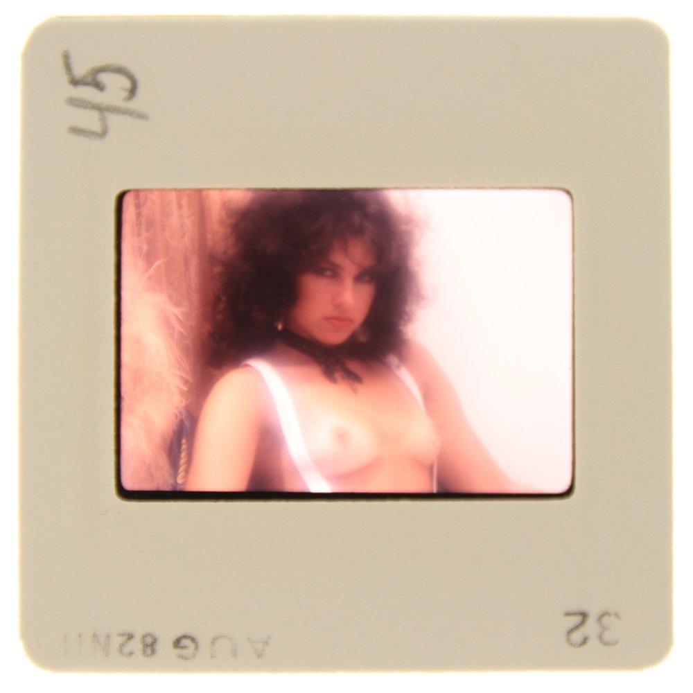 Original 35mm Ava Monet 1982 By Bob Guccione: Original nude, erotic, 35mm slide features Ava Monet, aka Anna Fraley, taken by Bob Guccione in 1982. Subject: