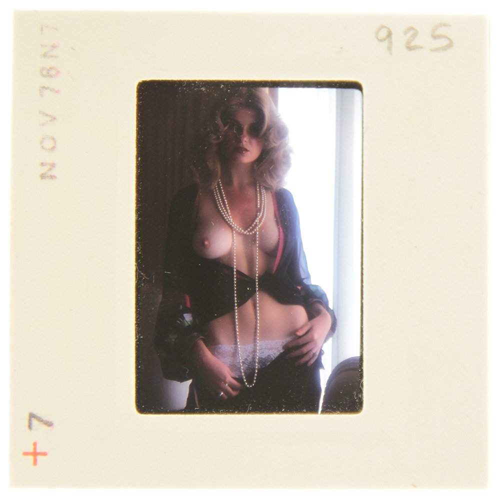 Original 35mm Jolanta Von Zmuda 1978 by Guccione: An Original 35mm slide of Jolanta Von Zmuda taken in November 1978 by photographer Bob Guccione Model:<