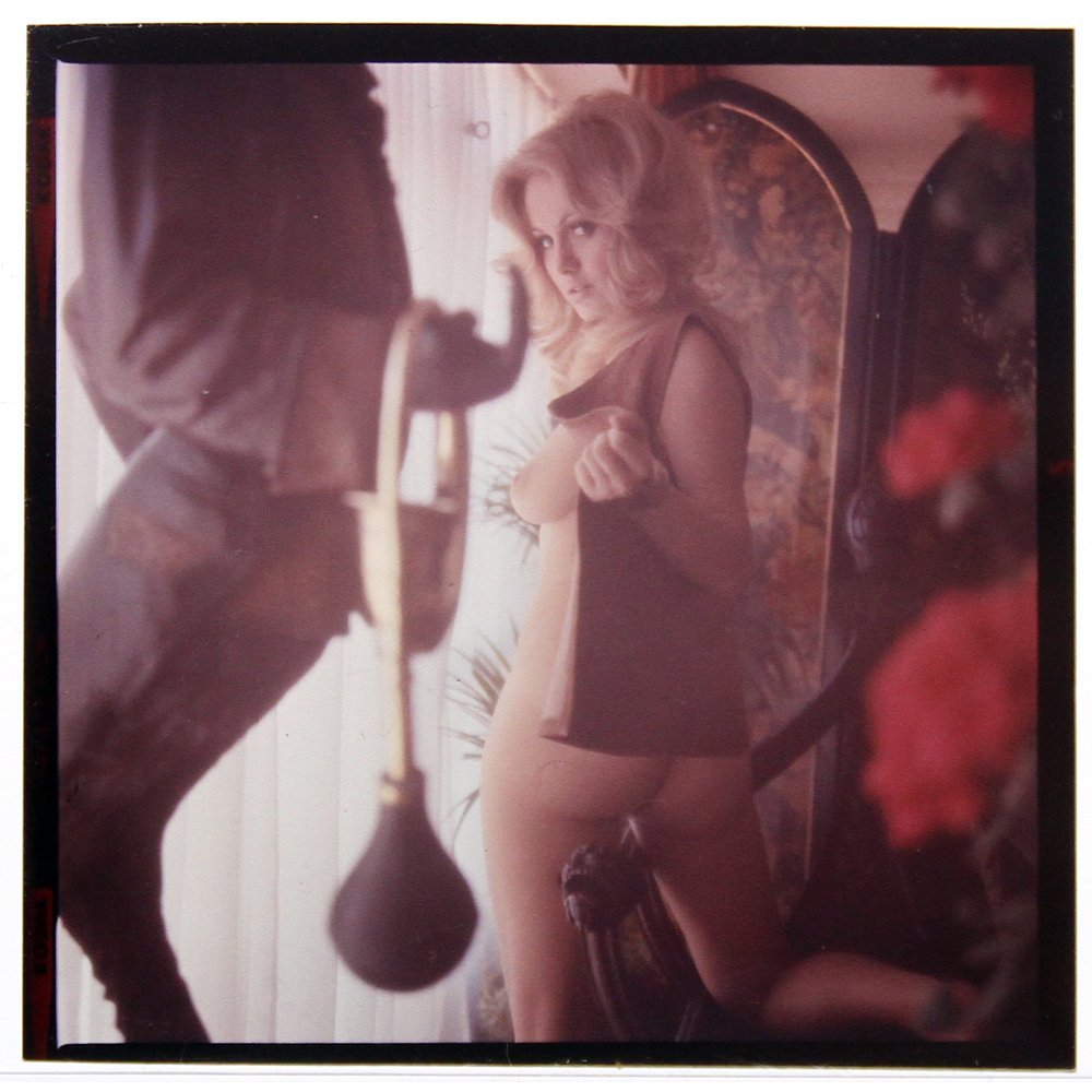 Orig 120mm Transparency Angela Adams 1972 by Guccione: Original nude, erotic, 120mm transparency features Angela Adams taken by Bob Guccione in 1972. Model: Angela Adams,