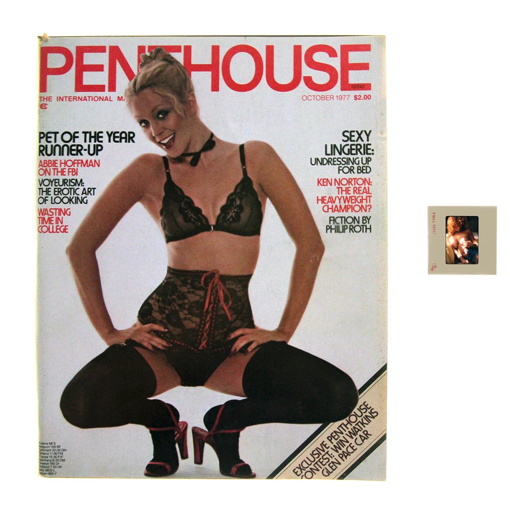 Orig 35mm Bonnie Dee By Bob G & Oct 1977 Mag