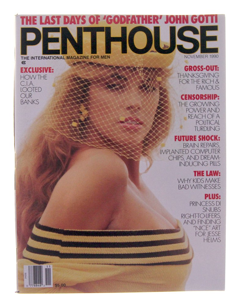 Nov 1990 Penthouse Mag Feat. Barbie Ashton (VG): Penthouse November 1990 issue featuring Pet of the Month Barbie Ashton. This issue contains articles on Censorship: The Growing Power And Reach Of A Political Turdling, The Law: Why Kids Make Bad Witn