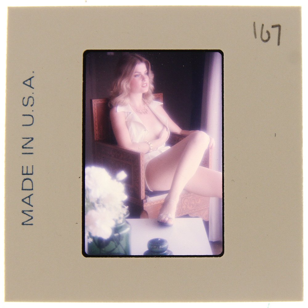 Original 35mm Jolanta Von Zmuda 1978 by Guccione: An Original 35mm slide of Jolanta Von Zmuda taken in November 1978 by photographer Bob Guccione Model:<