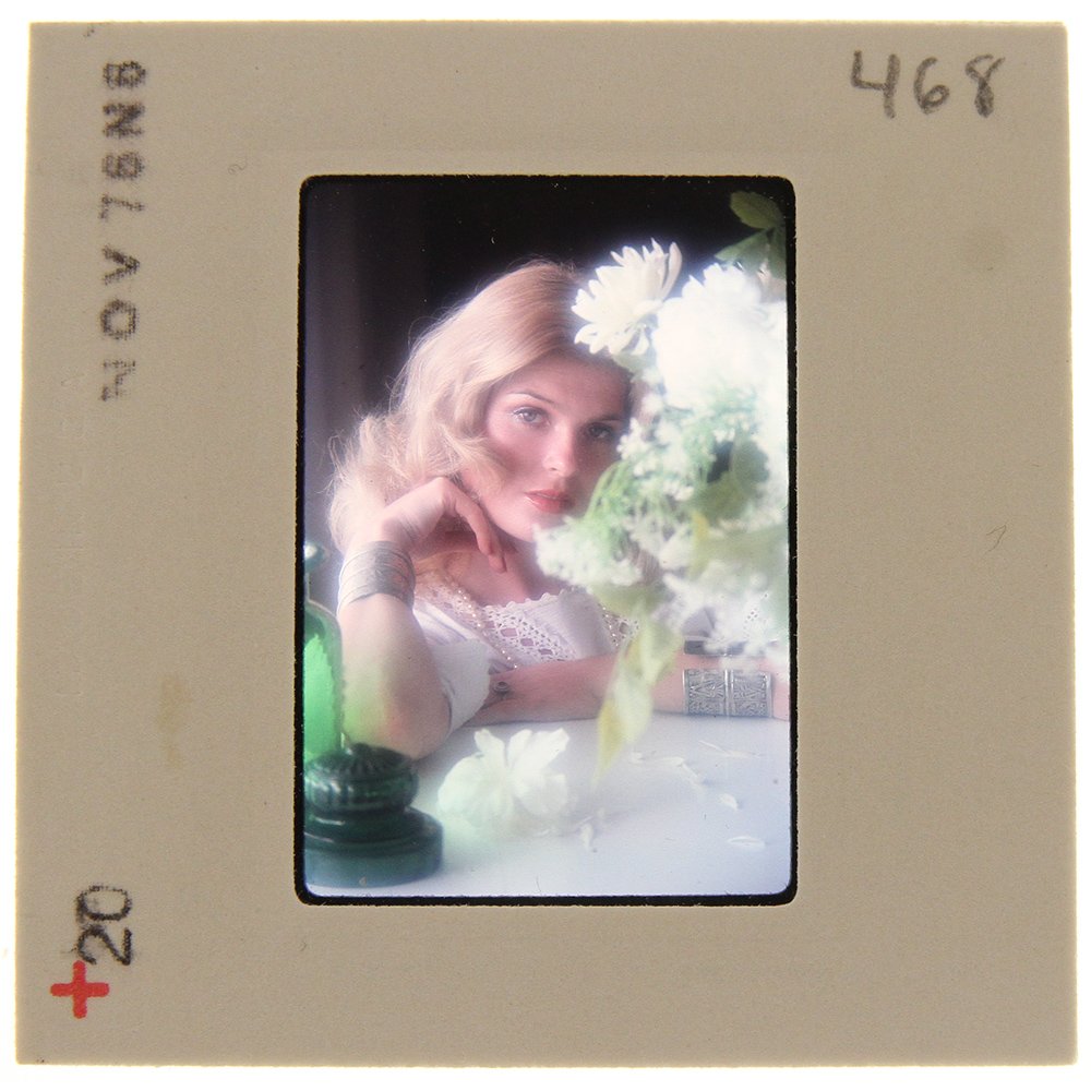 Original 35mm Jolanta Von Zmuda 1978 by Guccione: An Original 35mm slide of Jolanta Von Zmuda taken in November 1978 by photographer Bob Guccione Model:<