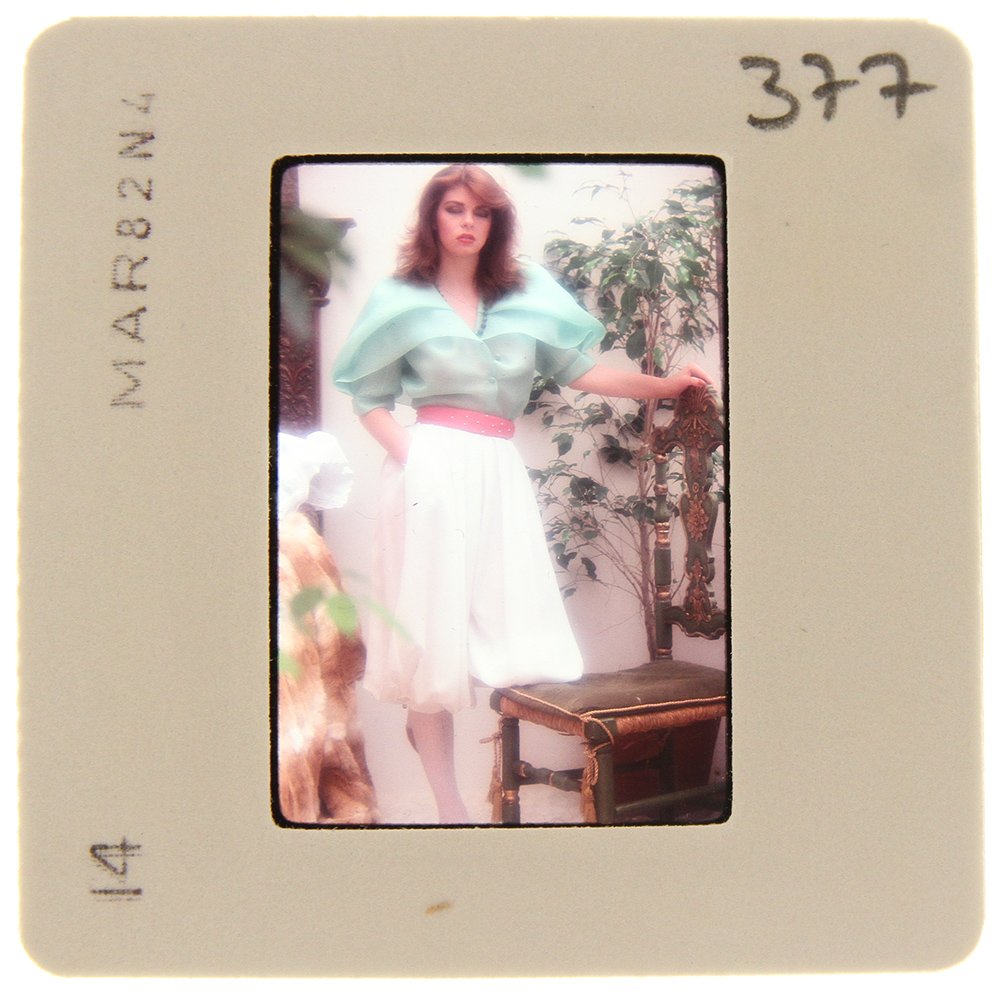 Original 35mm Lee Ann Lee 1982 By Bob Guccione: Original nude, erotic, 35mm slide features Lee Ann Lee taken by Bob Guccione in 1982. Print and/or markings on the slide mount are original.