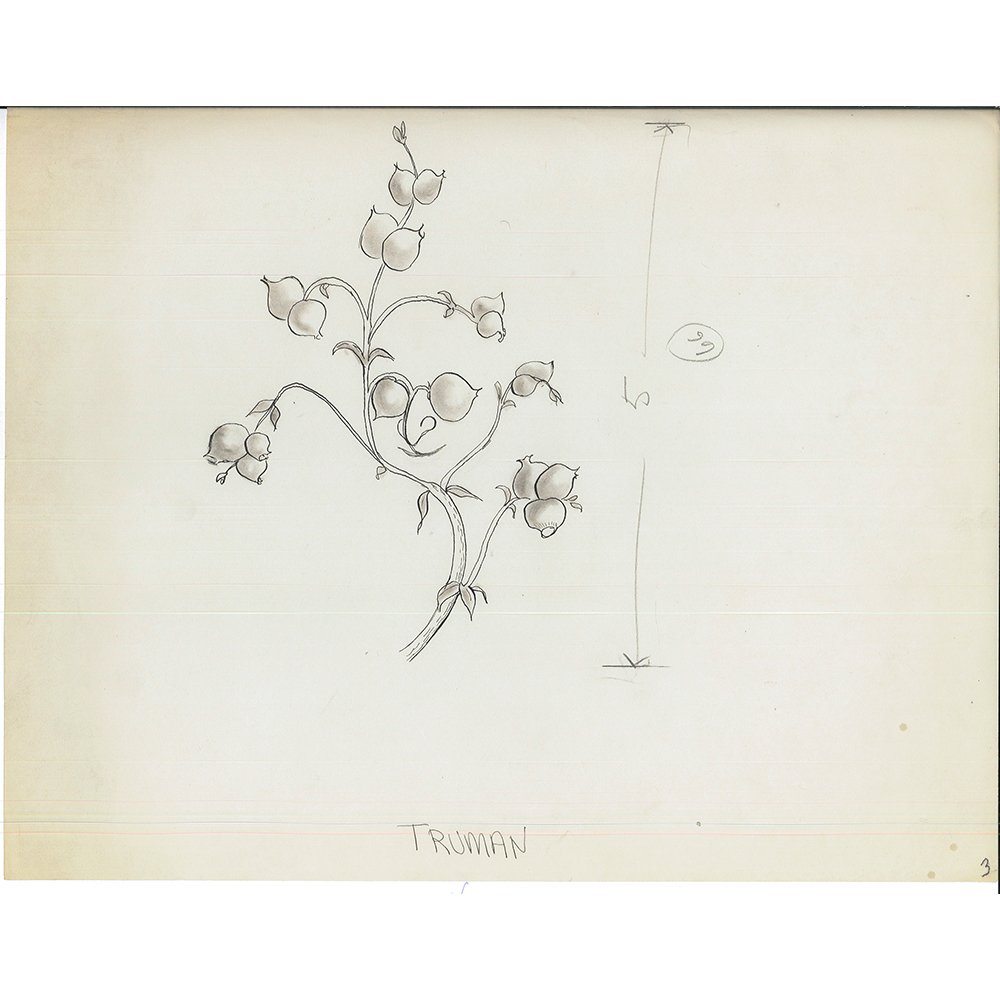 Original Bob Guccione 14x11 Sketch "Truman": This is an original pen & pencil sketch done by Bob Guccione, "Truman" measuring 14 by 11 inches. Artist: