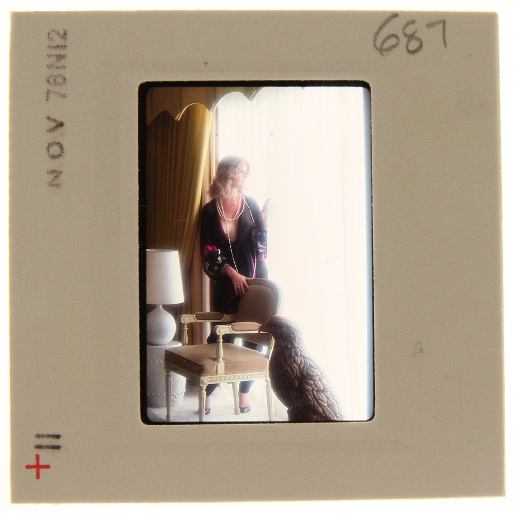 Original 35mm Jolanta Von Zmuda 1978 by Guccione: An Original 35mm slide of Jolanta Von Zmuda taken in November 1978 by photographer Bob Guccione Model:<