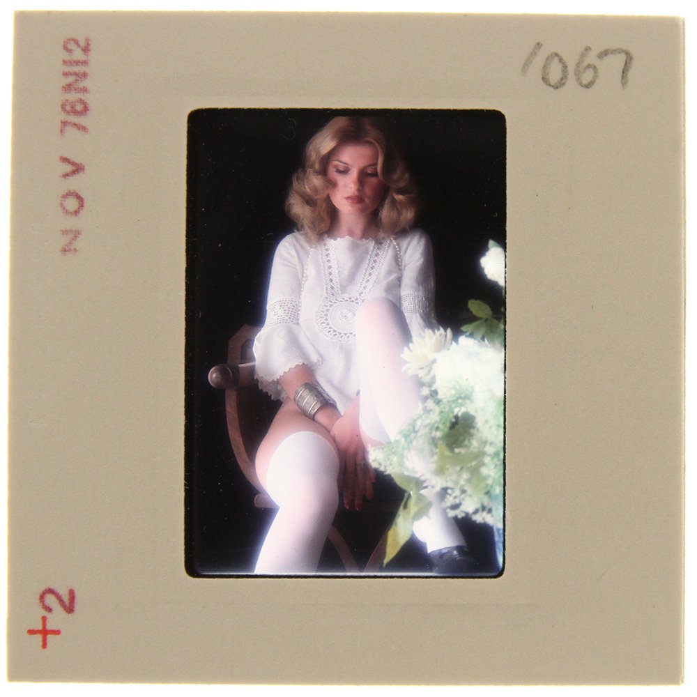 Original 35mm Jolanta Von Zmuda 1978 by Guccione: An Original 35mm slide of Jolanta Von Zmuda taken in November 1978 by photographer Bob Guccione Model:<