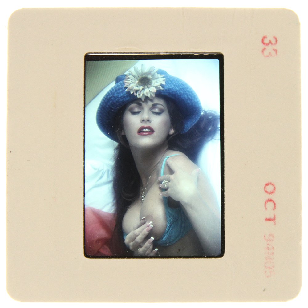 Original 35mm Gina LaMarca 1984 by Bob Guccione: An Original 35mm slide of Gina LaMarca taken in October 1994 by photographer Bob Guccione Model: S