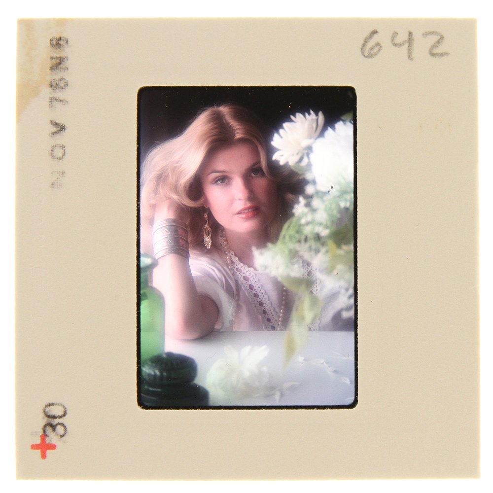 Original 35mm Jolanta Von Zmuda 1978 by Guccione: An Original 35mm slide of Jolanta Von Zmuda taken in November 1978 by photographer Bob Guccione Model:<