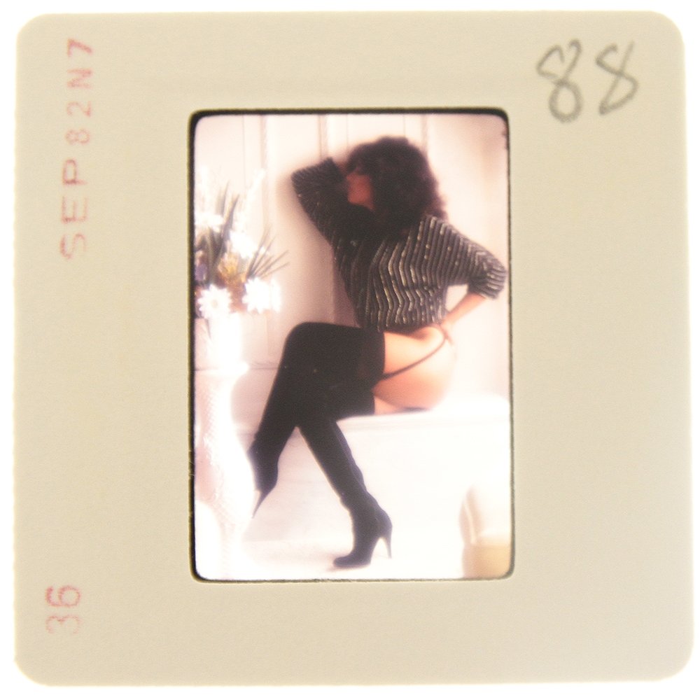 Original 35mm Ava Monet 1982 By Bob Guccione: Original nude, erotic, 35mm slide features Ava Monet, aka Anna Fraley, taken by Bob Guccione in 1982. Subject: