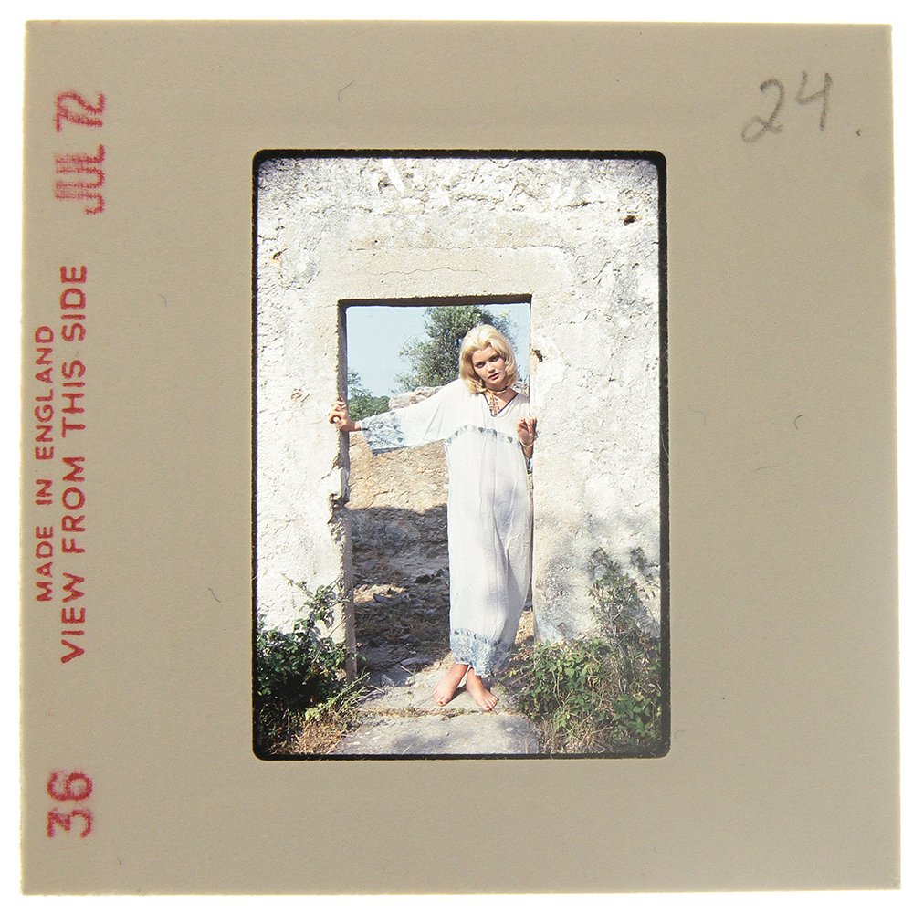 Original 35mm Janet Dunphy 1972 by Guccione: An original 35mm slide of Janet Dunphy taken in July 1972 by photographer Bob Guccione Model: This