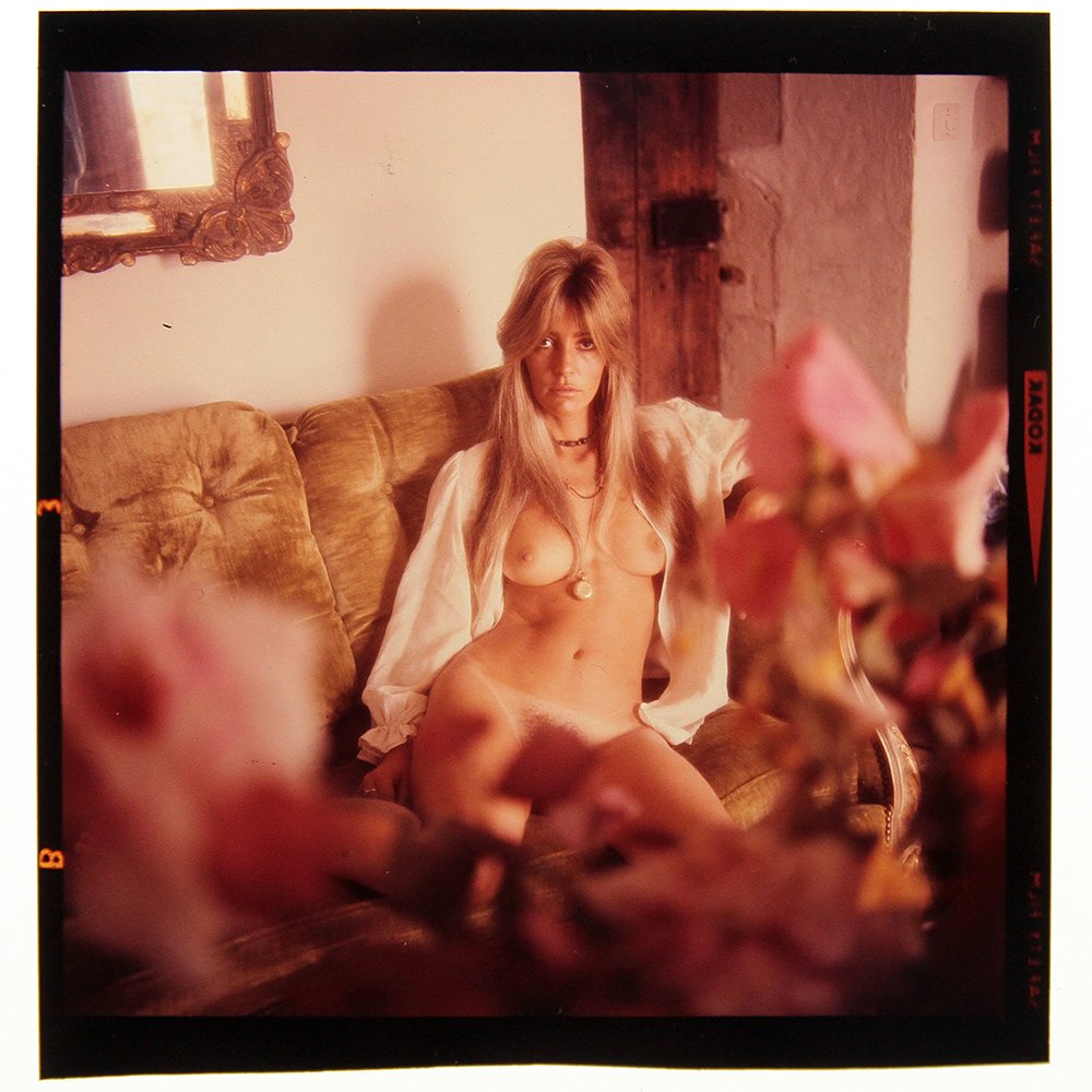 Original 120mm Lynn Partington 1970's by Bob Guccione: Original nude, erotic, 120mm transparency features Lynn Partington, by Bob Guccione ca. 1970's.Model: Before Lynn P