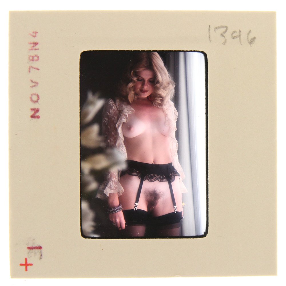 Original 35mm Jolanta Von Zmuda 1976 by Guccione: An Original 35mm slide of Jolanta Von Zmuda taken in November 1976 by photographer Bob Guccione Model:<