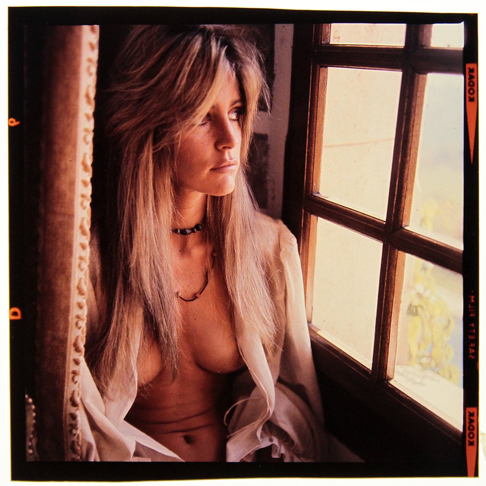 Original 120mm Lynn Partington 1970's by Bob Guccione: Original nude, erotic, 120mm transparency features Lynn Partington, by Bob Guccione ca. 1970's.Model: Before Lynn P