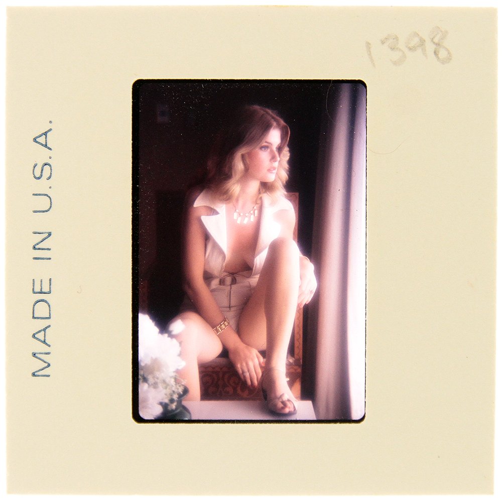 Original 35mm Jolanta Von Zmuda 1976 by Guccione: An Original 35mm slide of Jolanta Von Zmuda taken in November 1976 by photographer Bob Guccione Model:<