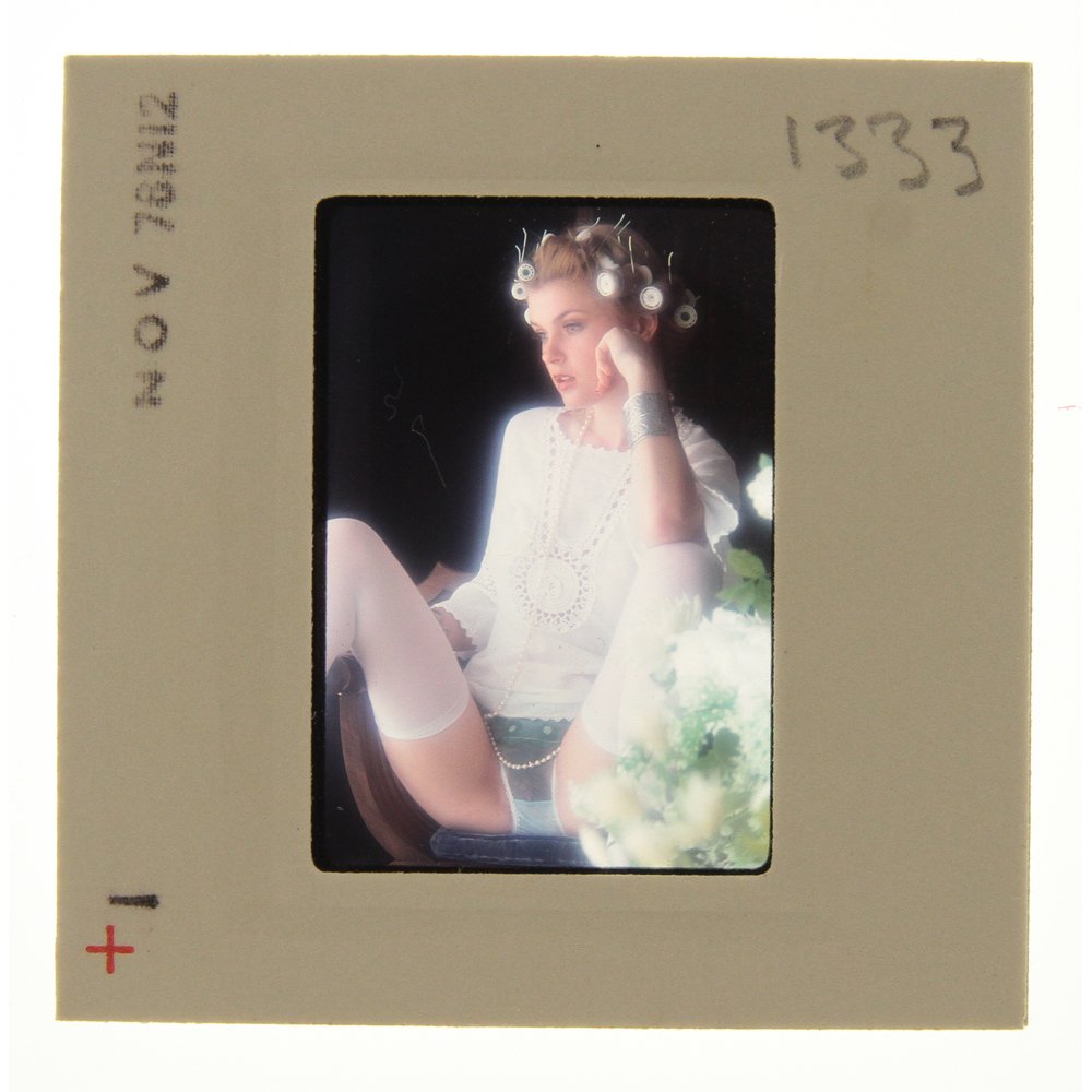 Original 35mm Jolanta Von Zmuda 1978 by Guccione: An Original 35mm slide of Jolanta Von Zmuda taken in November 1978 by photographer Bob Guccione Model:<