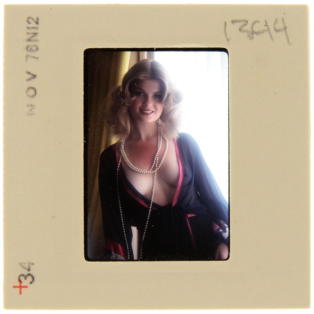 Original 35mm Jolanta Von Zmuda 1976 by Guccione: An Original 35mm slide of Jolanta Von Zmuda taken in 1976 by photographer Bob Guccione Model: At 2