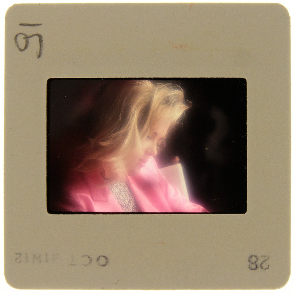 Original 35mm Brandy Ledford 1992 by Bob Guccione: Original nude, erotic, 35mm slide features Brandy Ledford taken by Bob Guccione in 1992. Print and/or markings on the slide mount are original.