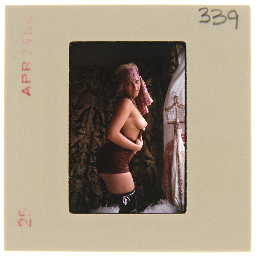 Original 35mm Janice Kane 1974 By Bob Guccione: An original 35mm slide of Janet Dunphy taken in July 1972 by photographer Bob Guccione Model: At twenty-