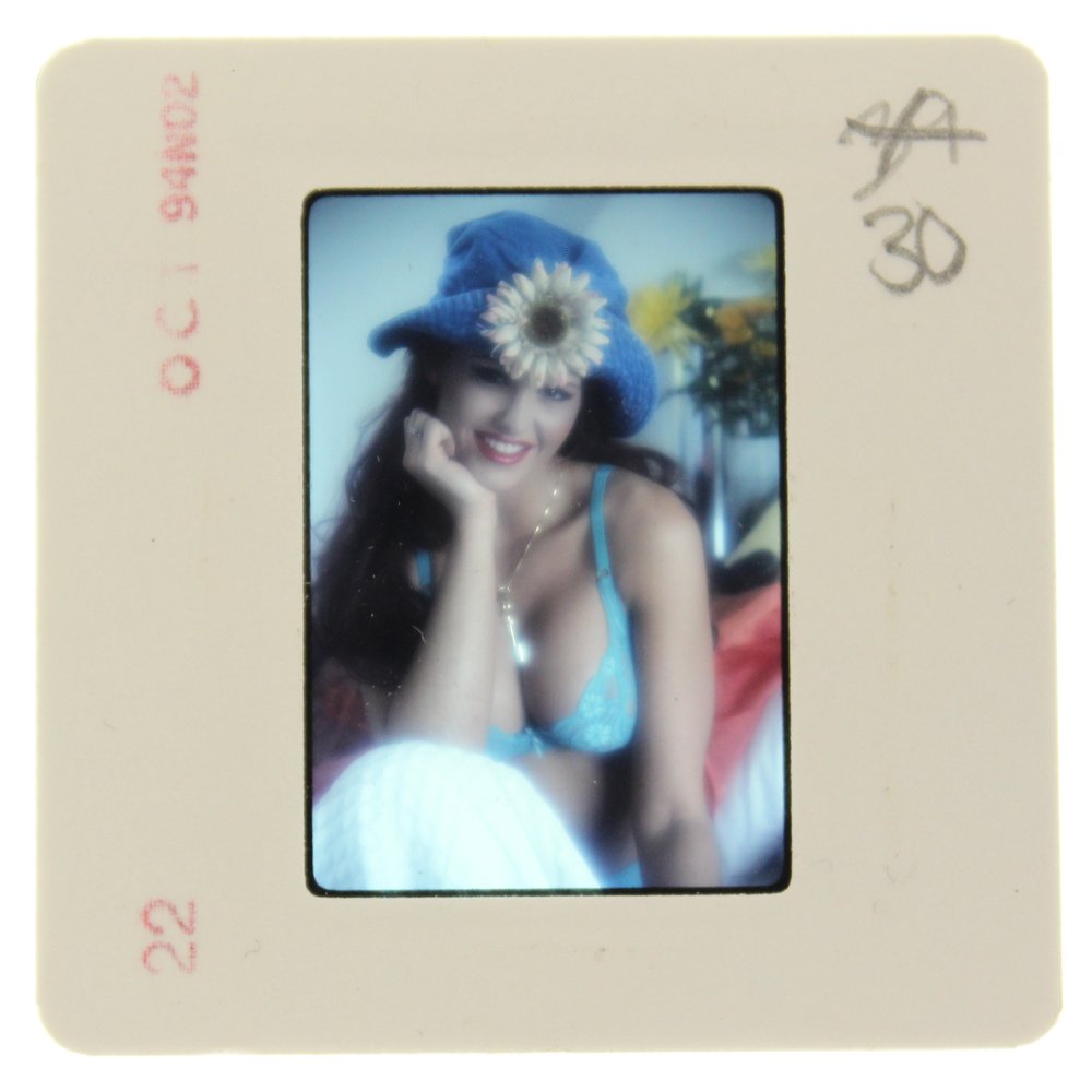 Original 35mm Gina LaMarca 1994 by Bob Guccione: An Original 35mm slide of Gina LaMarca taken in October 1994 by photographer Bob Guccione Model: S