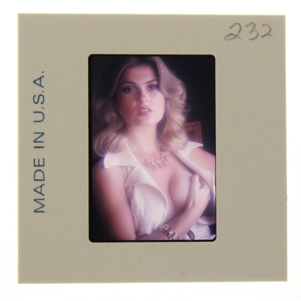 Original 35mm Jolanta Von Zmuda 1976 by Guccione: An Original 35mm slide of Jolanta Von Zmuda taken in November 1976 by photographer Bob Guccione Model:<