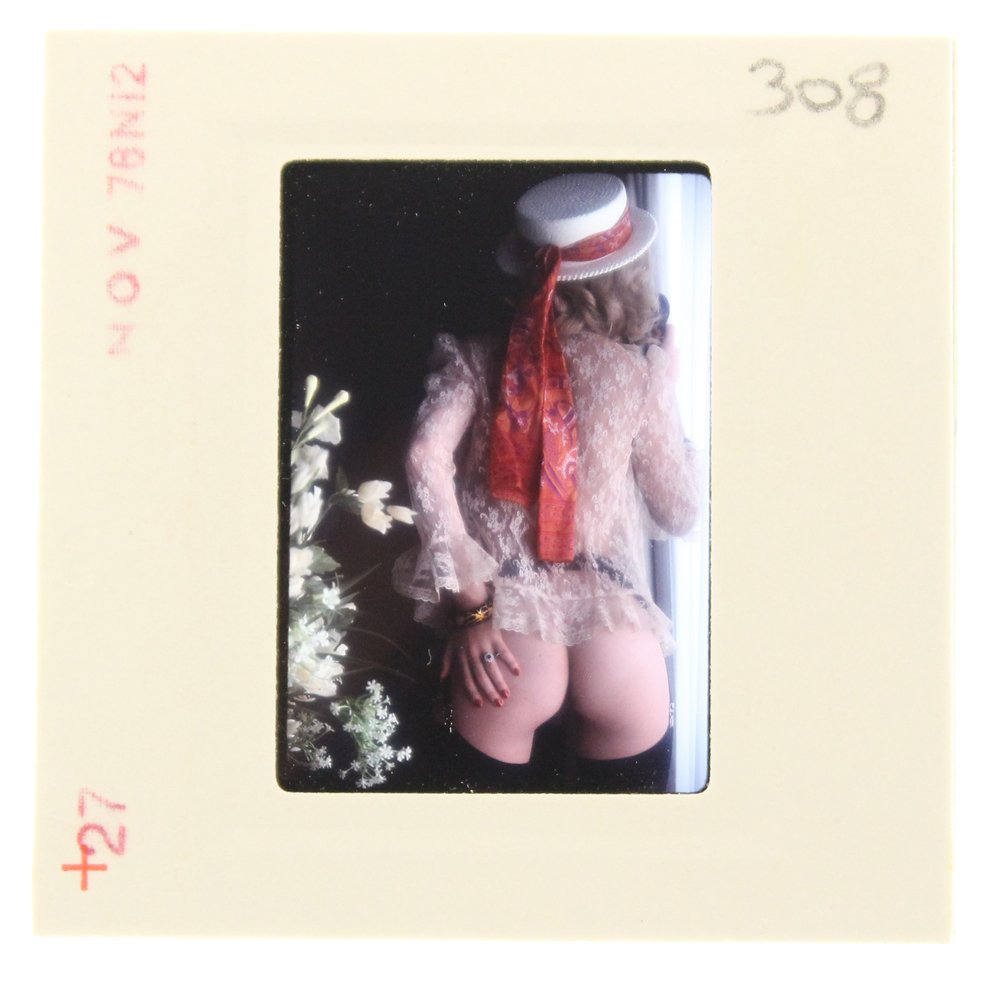 Original 35mm Jolanta Von Zmuda 1976 by Guccione: Original 35mm slide of Jolanta Von Zmuda taken in November 1976 by photographer Bob Guccione. Model: At 22, Jol