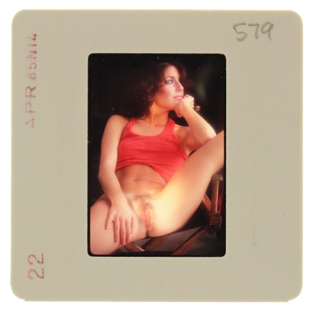 Original 35mm Angela Nicholas 1985 By Bob Guccione: Original 35mm slide of Angela Nicholas taken in April 1985 by photographer Bob Guccione Model: Angela Nicholas' col