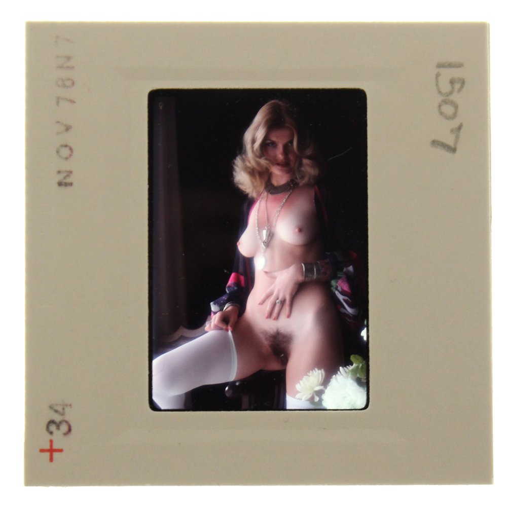 Original 35mm Jolanta Von Zmuda 1976 by Guccione: Original 35mm slide of Jolanta Von Zmuda taken in November 1976 by photographer Bob Guccione.Model: At 22, Jolanta