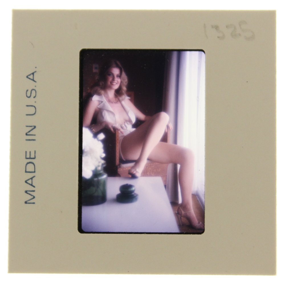 Original 35mm Jolanta Von Zmuda 1976 by Guccione: Original 35mm slide of Jolanta Von Zmuda taken in November 1976 by photographer Bob Guccione.Model: At 22, Jolanta