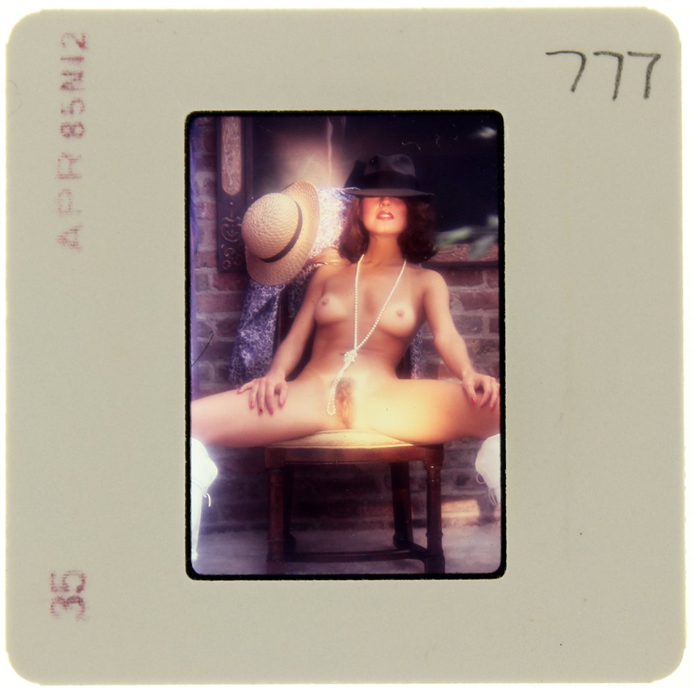 Original 35mm Angela Nicholas 1985 By Bob Guccione: Original 35mm slide of Angela Nicholas taken in April 1985 by photographer Bob Guccione Model: Angela Nicholas' col