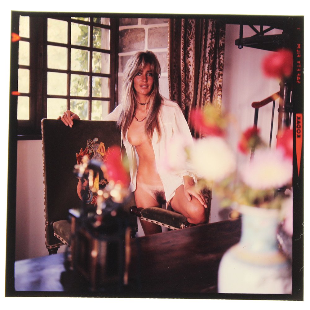 Lynn Partington 1970's 120mm By Bob Guccione: Original 120mm transparency features Lynn Partington, by Bob Guccione ca. 1970's.Model: Before Lynn Partington pose