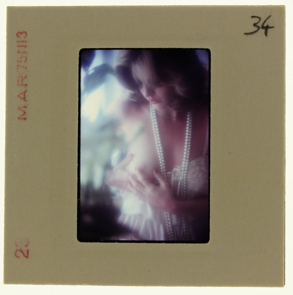 Jolanta Von Zmuda 1976 35mm By Guccione: Original 35mm slide of Jolanta Von Zmuda taken in November 1976 by photographer Bob Guccione.Model: At 22, Jolanta