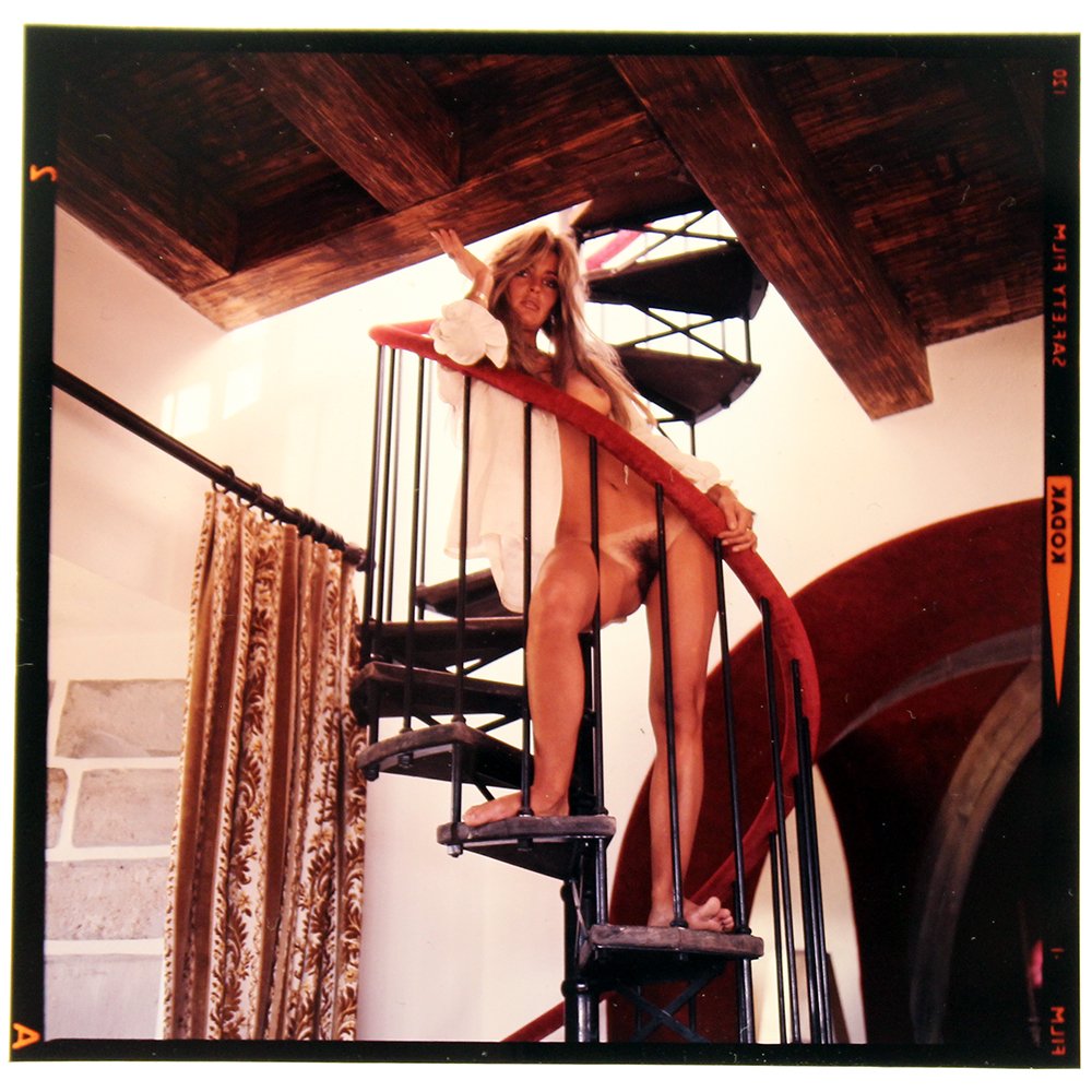 Lynn Partington 1970's 120mm By Bob Guccione: Original nude, erotic, 120mm transparency features Lynn Partington, by Bob Guccione ca. 1970's.Model: Before Lynn P