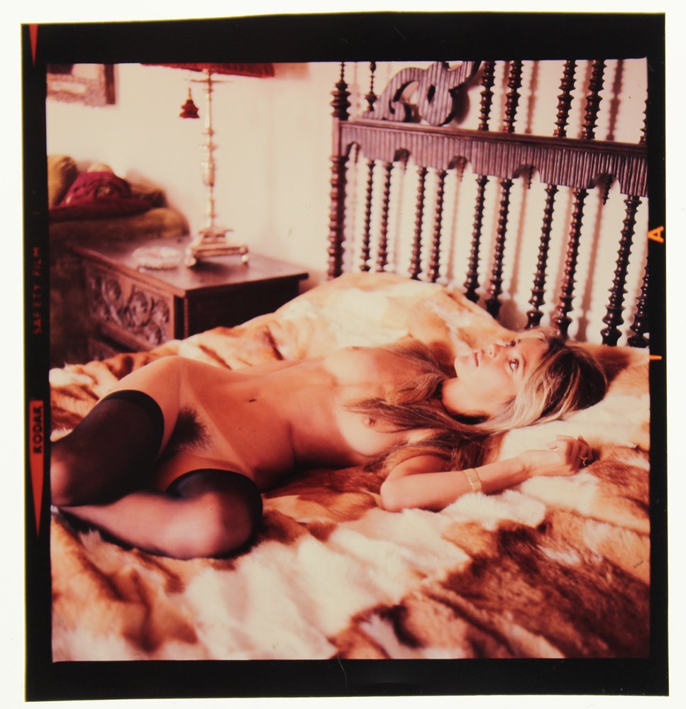 Lynn Partington 1970's 120mm By Bob Guccione: Original 120mm transparency features Lynn Partington, by Bob Guccione ca. 1970's.Model: Before Lynn Partington pose