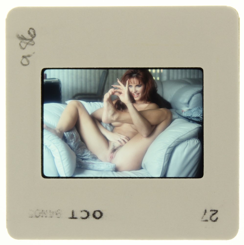 Gina LaMarca 1994 35mm By Bob Guccione: Original 35mm slide features Gina LaMarca taken in October 1994 by photographer Bob Guccione Model: