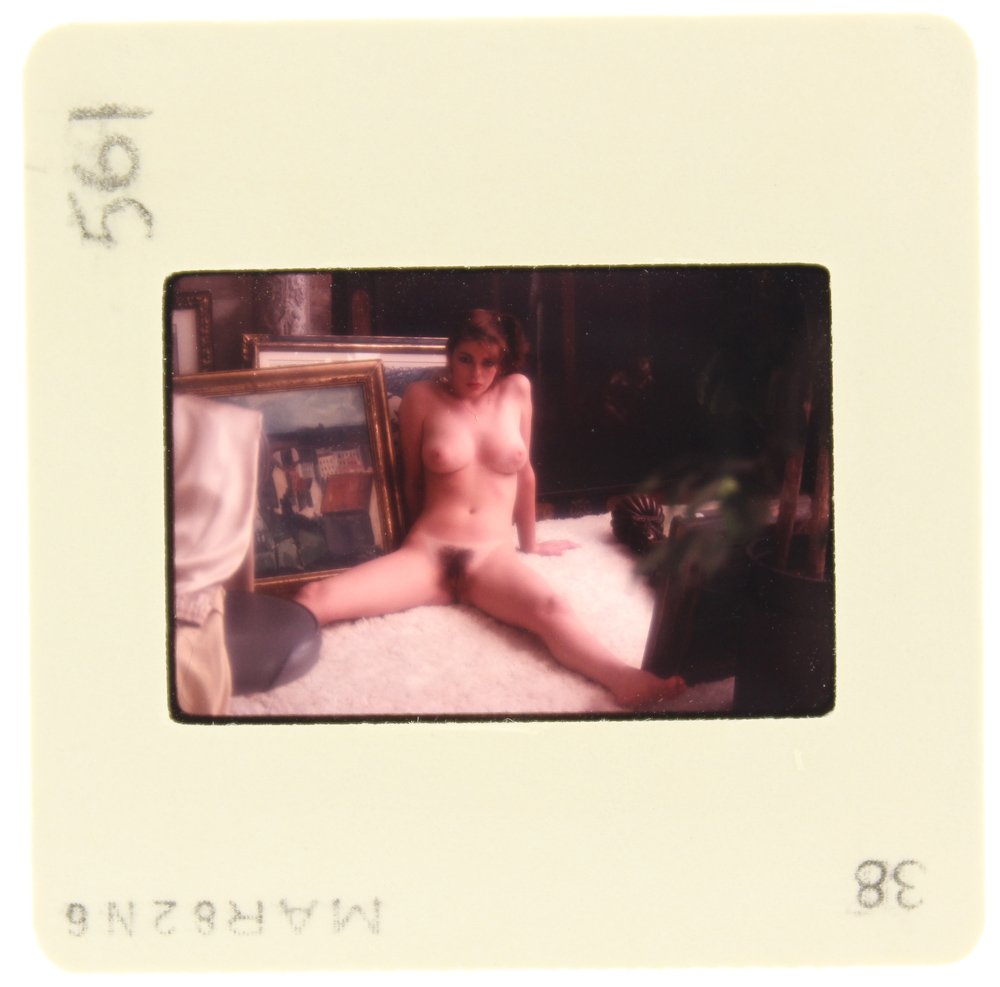 Lee Ann Lee 1982 35mm By Bob Guccione: Original 35mm slide features Lee Ann Lee taken by Bob Guccione in 1982. Print and/or markings on the slide mount are original. Mod