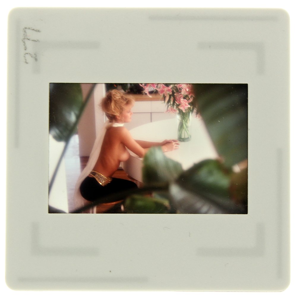 Stephanie Page 1989 35mm By Bob Guccione: Original 35mm slide features Stephanie Page taken by Bob Guccione in 1989.Model: Stephanie Page, 21 years old at t