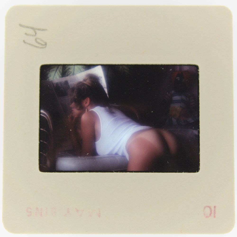 Corinne Alphen 1981 35mm By Bob Guccione: Original 35mm slide features Corinne Alphen taken by Bob Guccione in 1981.Model: Corinne Alphen is the beauty that