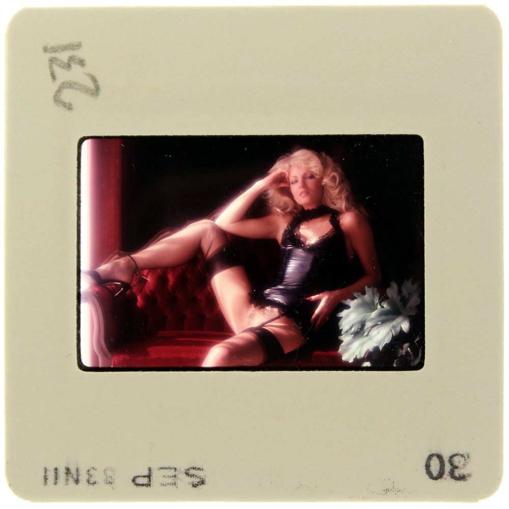 DiVina Celeste 1983 35mm By Bob Guccione: Original 35mm slide features DiVina Celeste taken by Bob Guccione in 1983.Model: When Penthouse Vice-Chairman Kathy