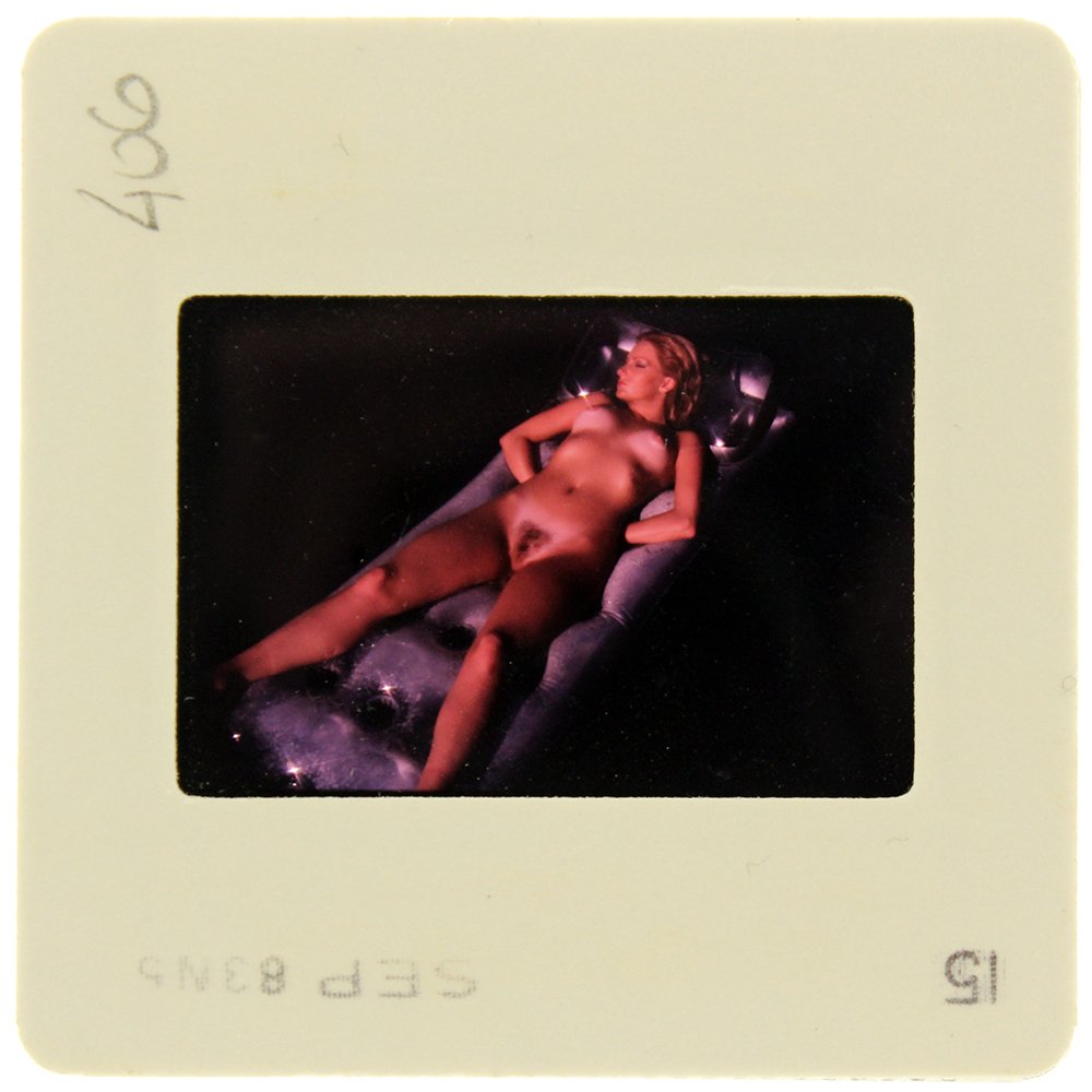 DiVina Celeste 1983 35mm By Bob Guccione: Original 35mm slide features DiVina Celeste taken by Bob Guccione in 1983.Model: When Penthouse Vice-Chairman Kathy