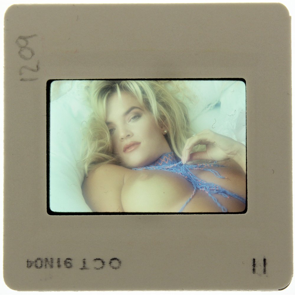 Brandy Ledford 1991 35mm By Bob Guccione: Original 35mm slide features Brandy Ledford taken by Bob Guccione in 1991.Model: Brandy Ledford, also known as Jise