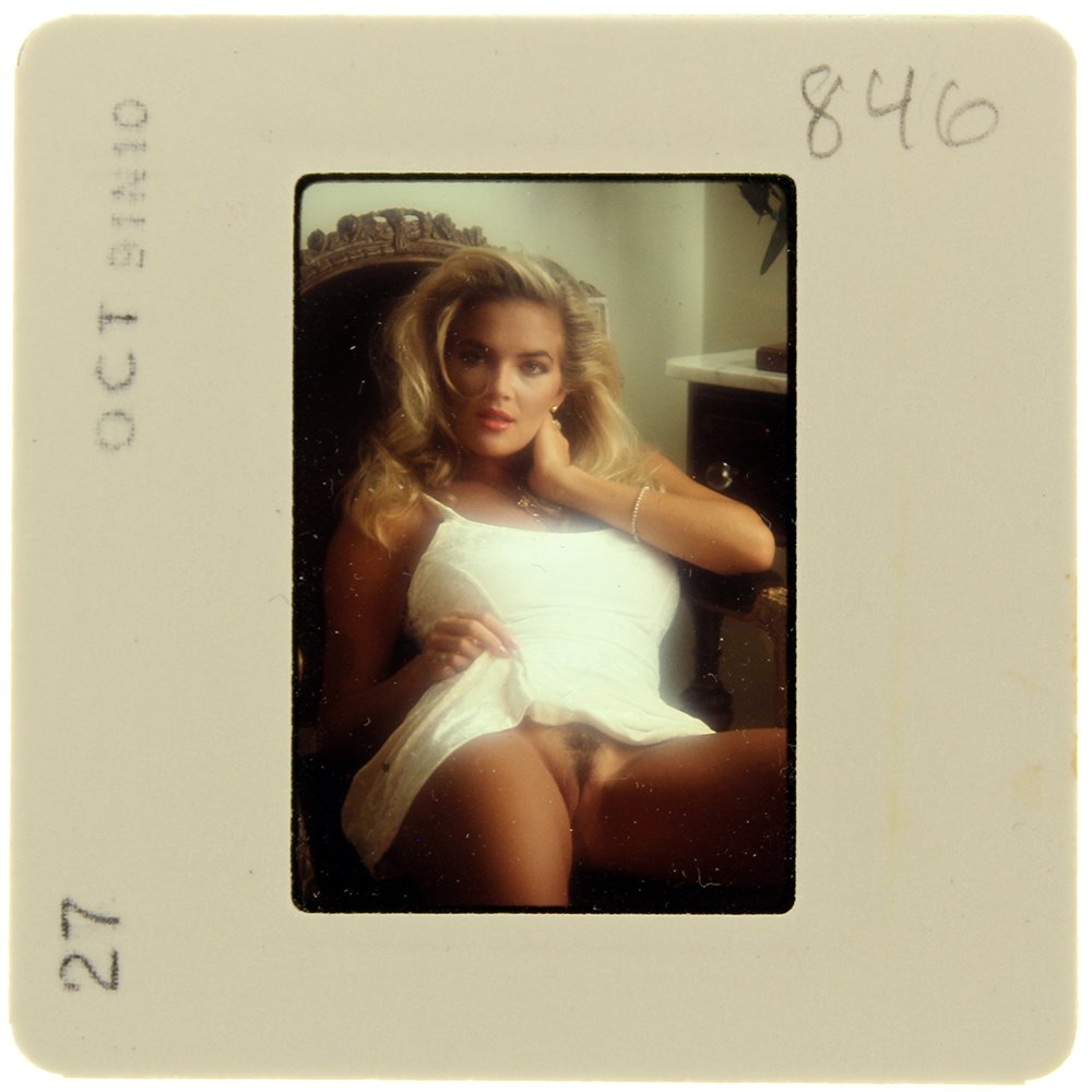 Brandy Ledford 1991 35mm By Bob Guccione: Original 35mm slide features Brandy Ledford taken by Bob Guccione in 1991.Model: Brandy Ledford, also known as Jise