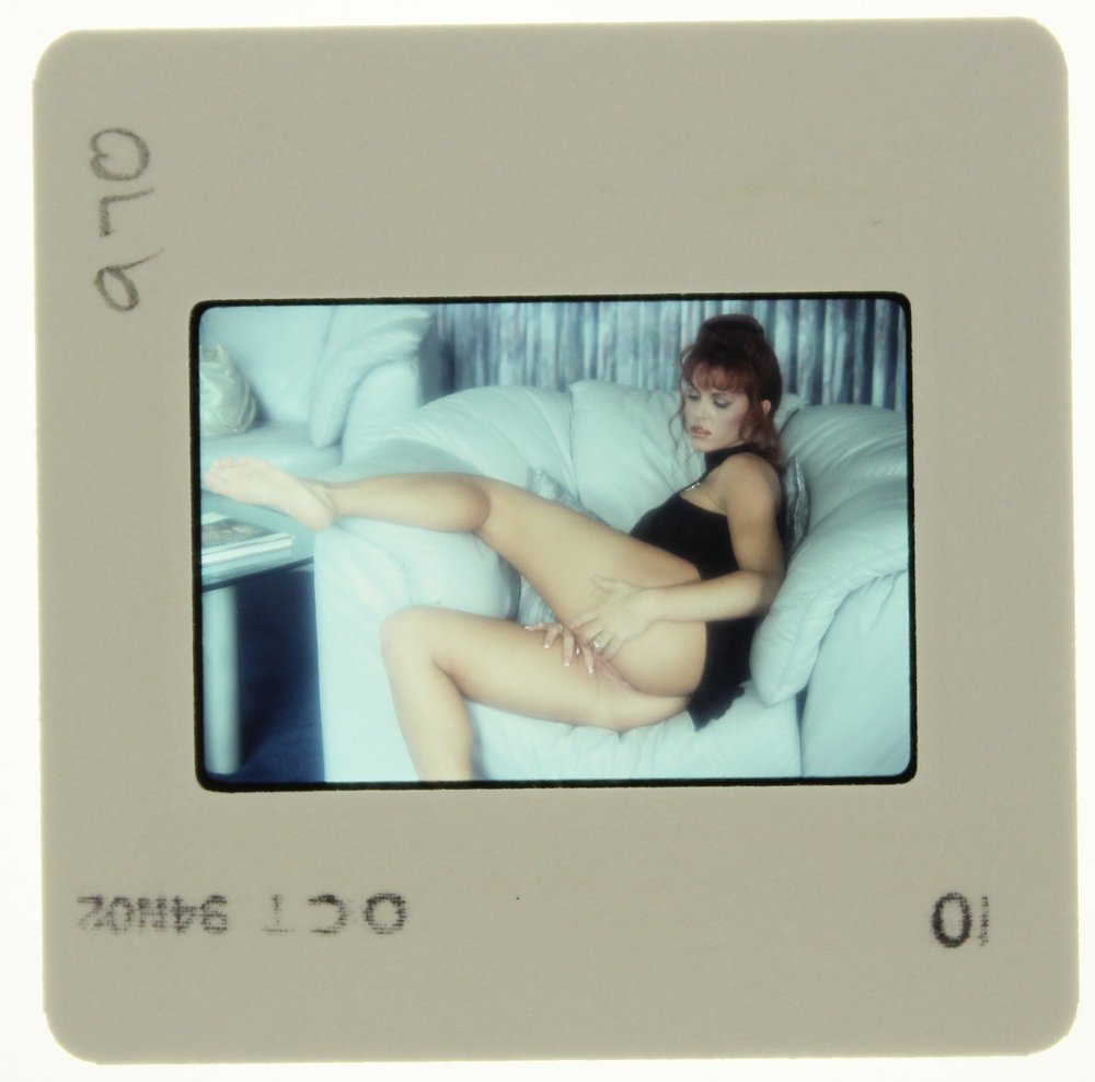 Gina LaMarca 1994 35mm By Bob Guccione: Original 35mm slide features Gina LaMarca taken in October 1994 by photographer Bob Guccione Model:
