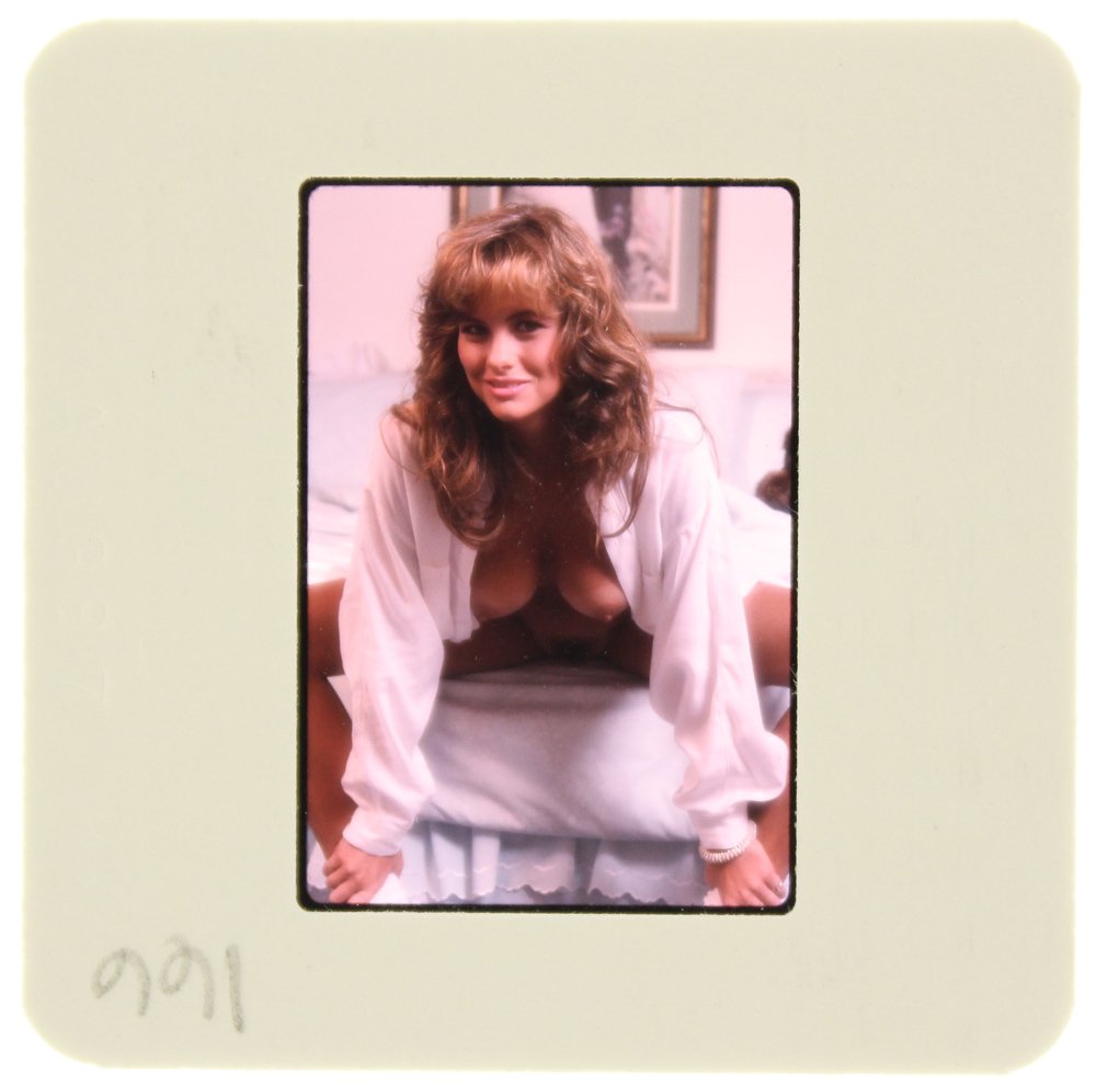 Joanne Szmereta 1988 35mm By Andre Felix: Original 35mm slide features Joanne Szmereta taken by Andre Felix 1988. Print and/or markings on the slide mount are original. Mo