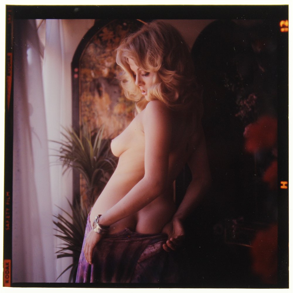 Angela Adams 1972 120mm By Bob Guccione: Original 120mm transparency features Angela Adams taken by Bob Guccione in 1972.Subject: At twenty-two would-be nov