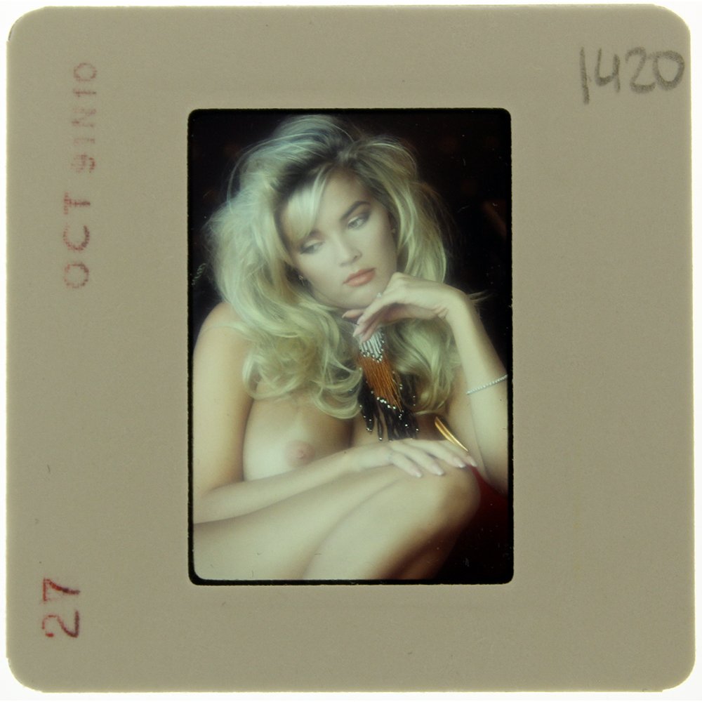 Brandy Ledford 1991 35mm By Bob Guccione: Original 35mm slide features Brandy Ledford taken by Bob Guccione in 1991.Subject: Brandy Ledford, also known as Ji