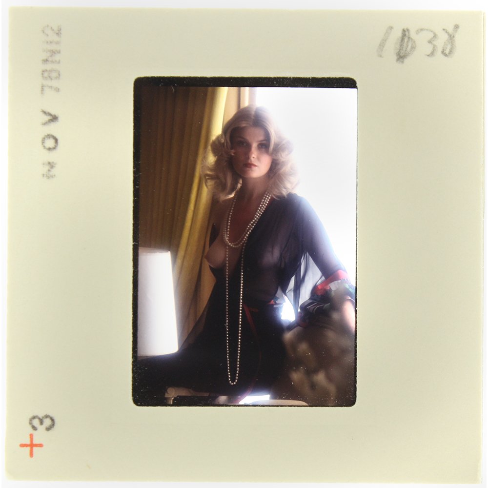 Jolanta Von Zmuda 1976 35mm By Guccione: Original 35mm slide features Jolanta Von Zmuda taken by Bob Guccion in 1976. Subject: At 22, Jolanta Von Zmuda