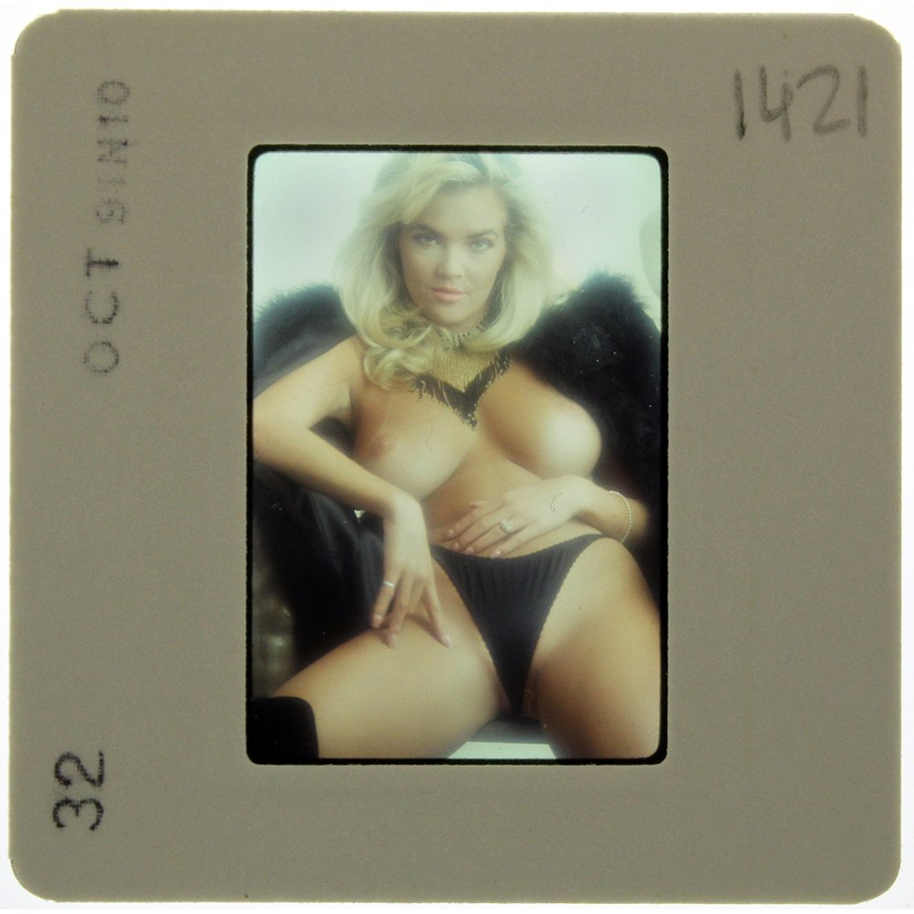 Brandy Ledford 1991 35mm By Bob Guccione: Original 35mm slide features Brandy Ledford taken by Bob Guccione in 1991.Subject: Brandy Ledford, also known as Ji