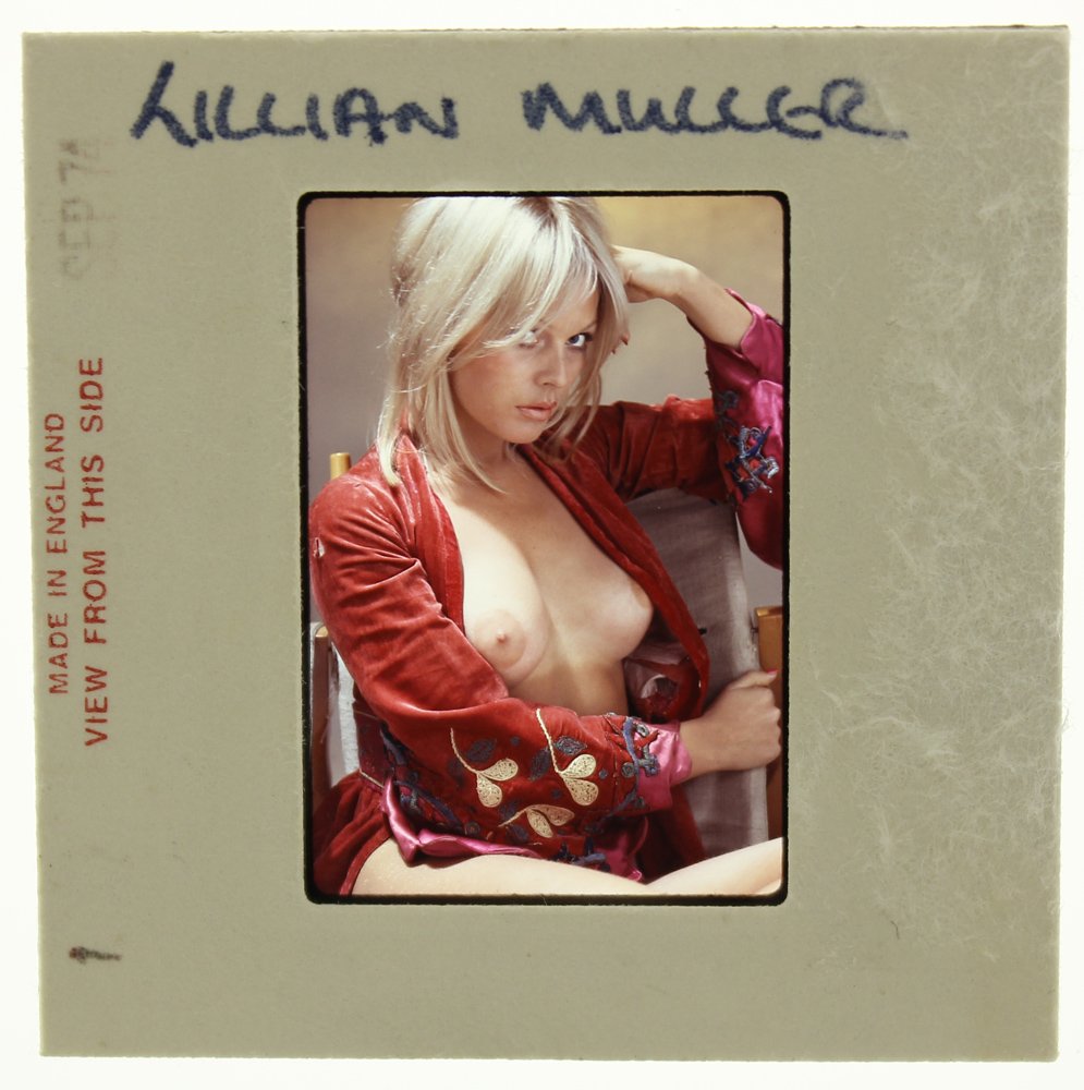 Lillian Muller 1974 35mm By Suze Randall: Original 35mm slide features Lillian Muller by Suze Randall in 1974.Subject: Lillian Müller is a Norwegian model an