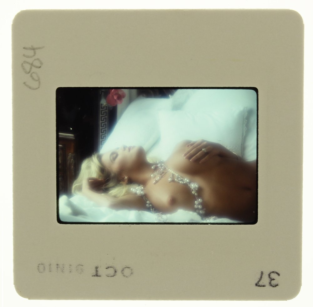 Brandy Ledford 1991 35mm By Bob Guccione: Original 35mm slide features Brandy Ledford taken by Bob Guccione in 1991.Subject: Brandy Ledford, also known as Ji